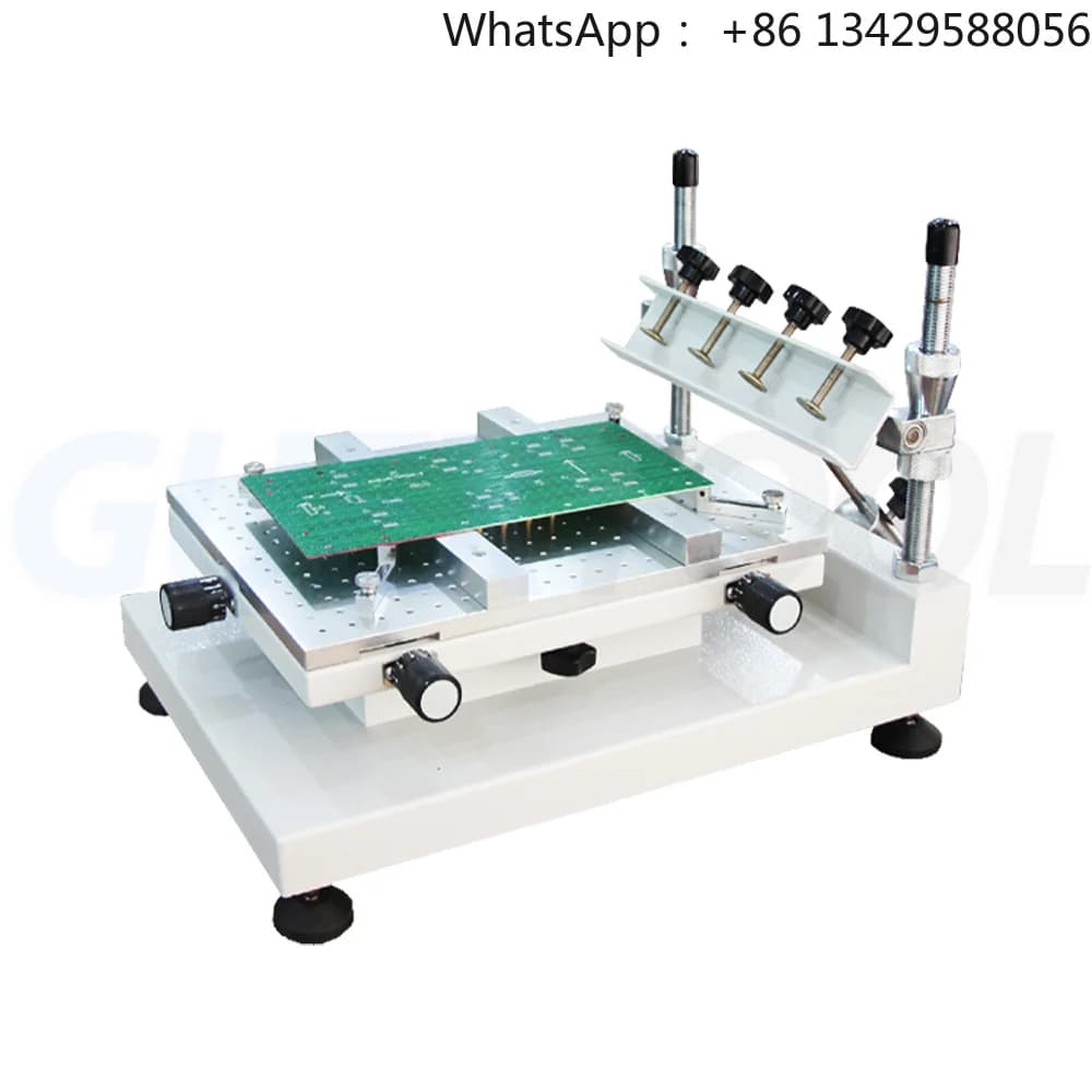 High Precision Exuan ZB3040H Silk Flat Screen Printing Machine with Adjustable Angle 300x400mm Workbench 0.01mm Accuracy