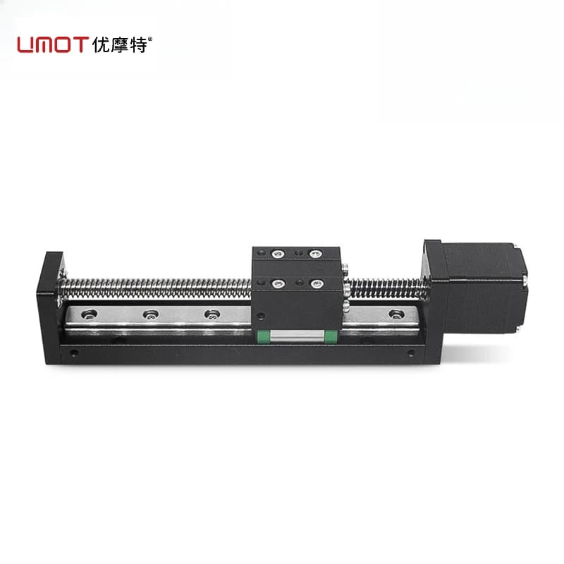 UMOT Stroke 50-300mm Micro Lead Screw Actuator Linear Motion Guide with Stepper Motor Mini Linear Rail Guide for Medical Device