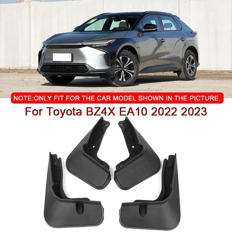 For Toyota BZ4X EA10 2022 2023 Car Styling ABS Car Mud Flaps Splash Guard Mudguards MudFlaps Front Rear Fender Auto Accessory