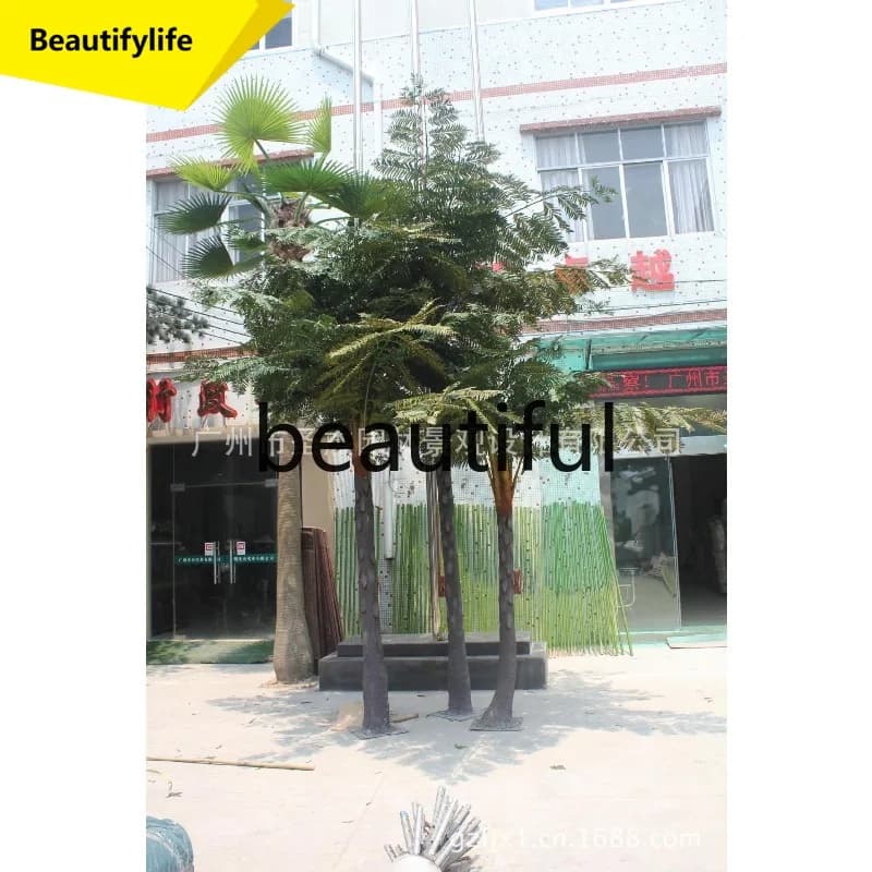 Asmt45 Simulation spinach tree simulation tree decoration coconut factory direct sales simulation palm tree