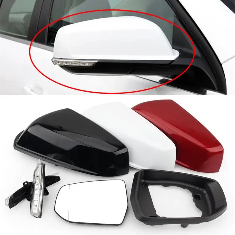 For Chevrolet Malibu Side External Rearview Mirror Assy Lens Glass Turn Signal Light Lamp Lower L