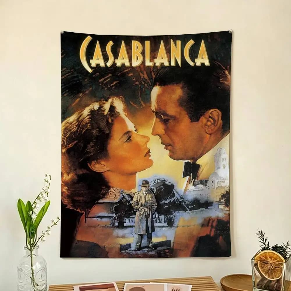 C-Casablanca Flag Digital Printing Banner for Garage Wall Out Door Decoration