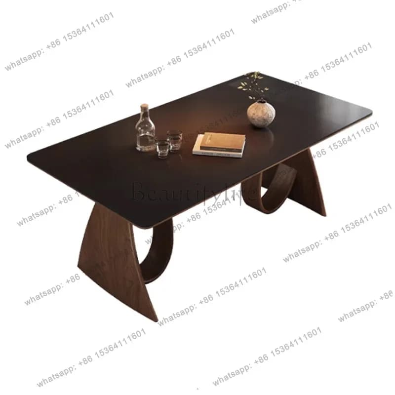 FGDesk Retro Dining Tables Restaurant Work Homestay Leisure Dining Tables Minimalism Wooden Furniture Tafel