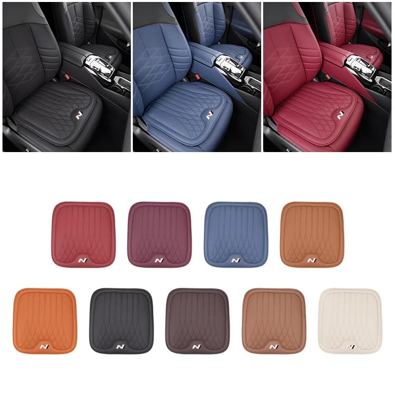Leather Car Seat Cover Cushion Protector Pad Interior Accessories For Hyundai I30 I20 IX35 I40 Azera 2014 Accent 2013 H1 IONIQ 5