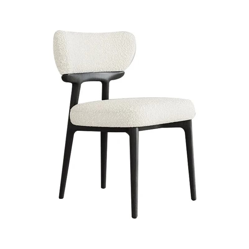 Minimalist solid wood dining chair household stool Nordic designer ash wood chair modern simple small apartment back chair