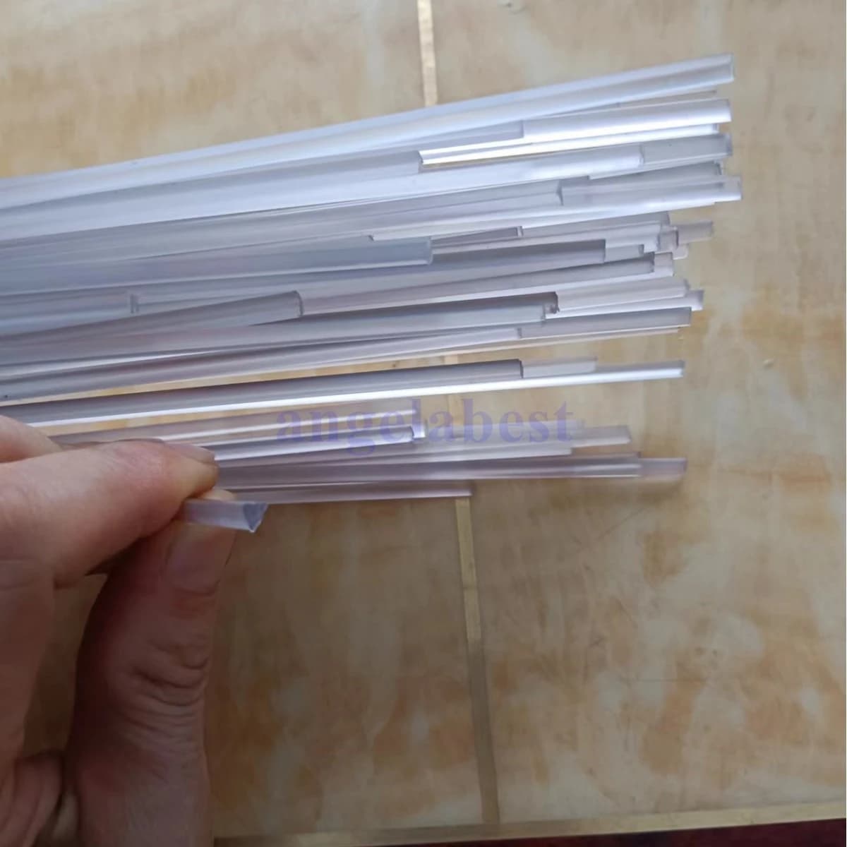 5PCS 5x2.5mm transparent PVC plastic welding rod PVC welder bar high quality