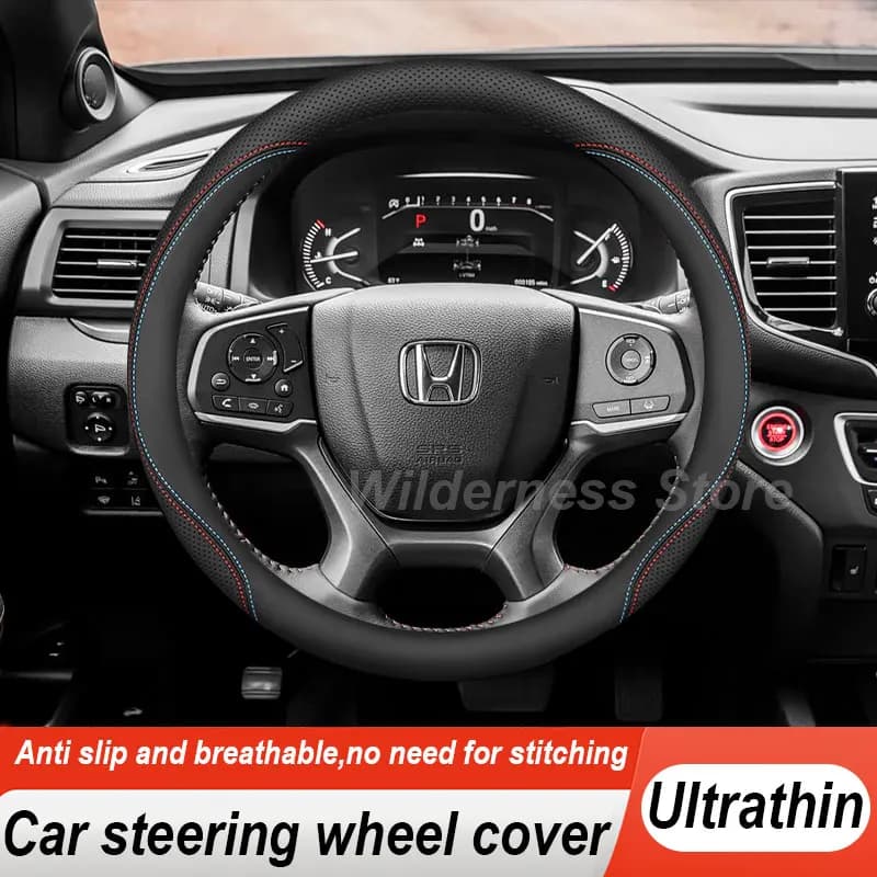 Hot Sales Car Steering Wheel Cover For Honda Passport 2026-2023 Pilot 2003-2026 Leather Auto Interior Honda Passport Accessories