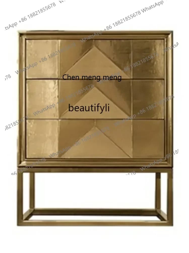 D178  Y LBX American Sideboard High-End Storage Entrance Cabinet Curio Cabinet Post-Modern Light Luxury