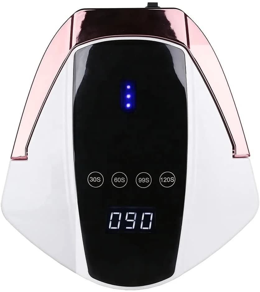 Professional 96W Rechargeable Cordless Nail Dryer with EU Plug Gel Nail Polish Curing Lamp Made of Plastic