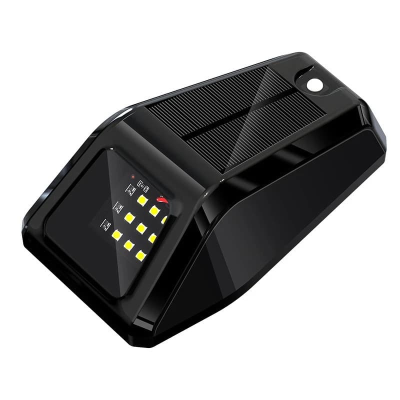 Pickup truck roof, solar pilot light