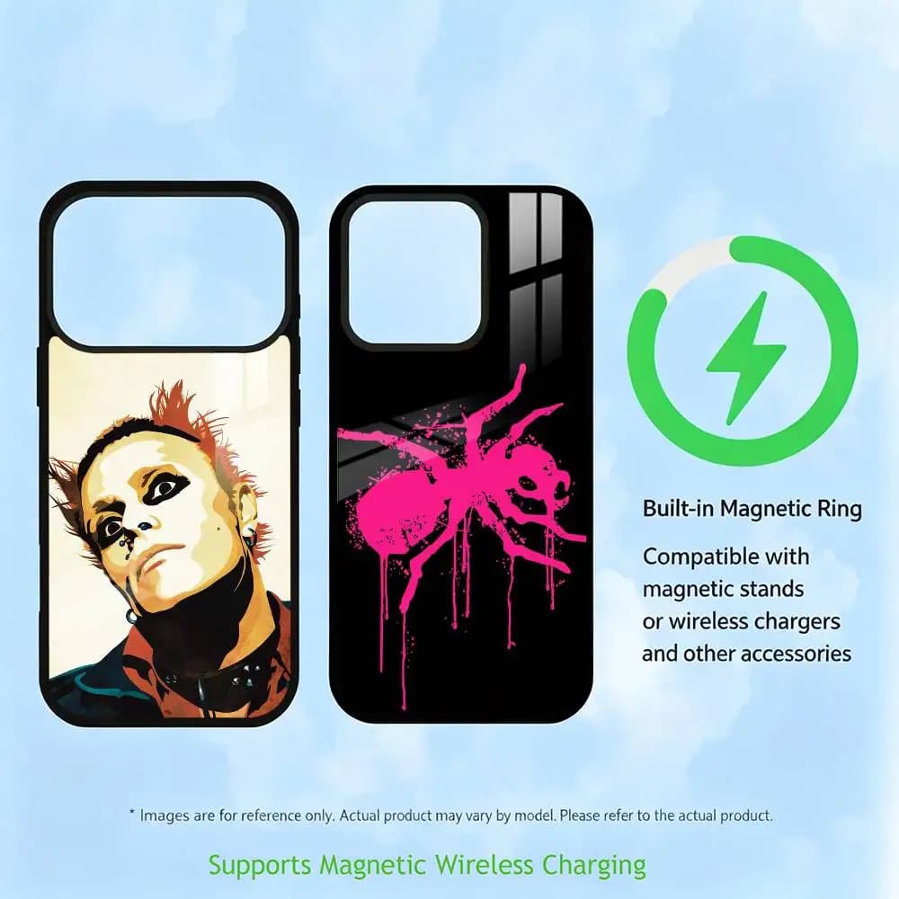 The Prodigy Artist Logo  Phone Case For iPhone17,16,15,14,13,12,11 Plus,Pro Supports Magnetic Wireless Charging