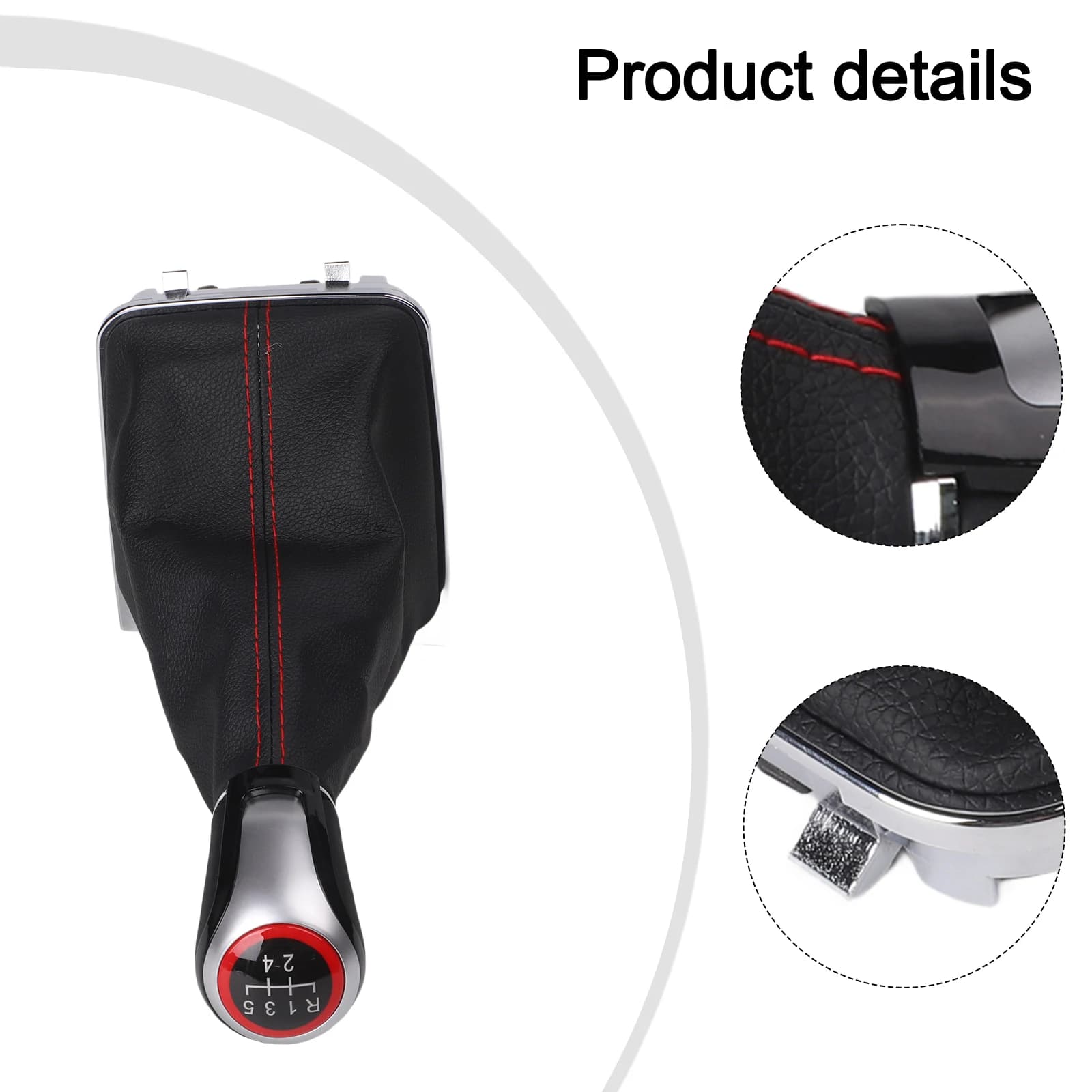 5 Speed Manual Shift Knob with Bracket Assembly for Golf 7 MK7 GTI GTD 2013 2018 Enhance Your Driving Experience