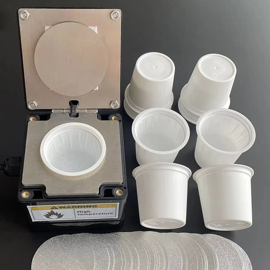Wholesale Easy Operation Manual Electric K-CUP Coffee      Sealing Machine  for Small Business Home Use and Coffee Shops