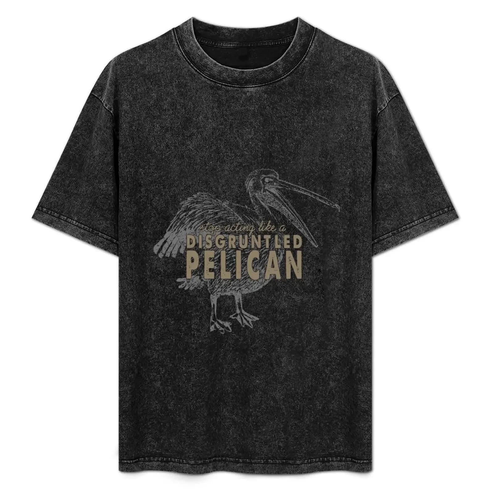 Disgruntled Pelican T-Shirt High Elasticity Sports T-Shirt