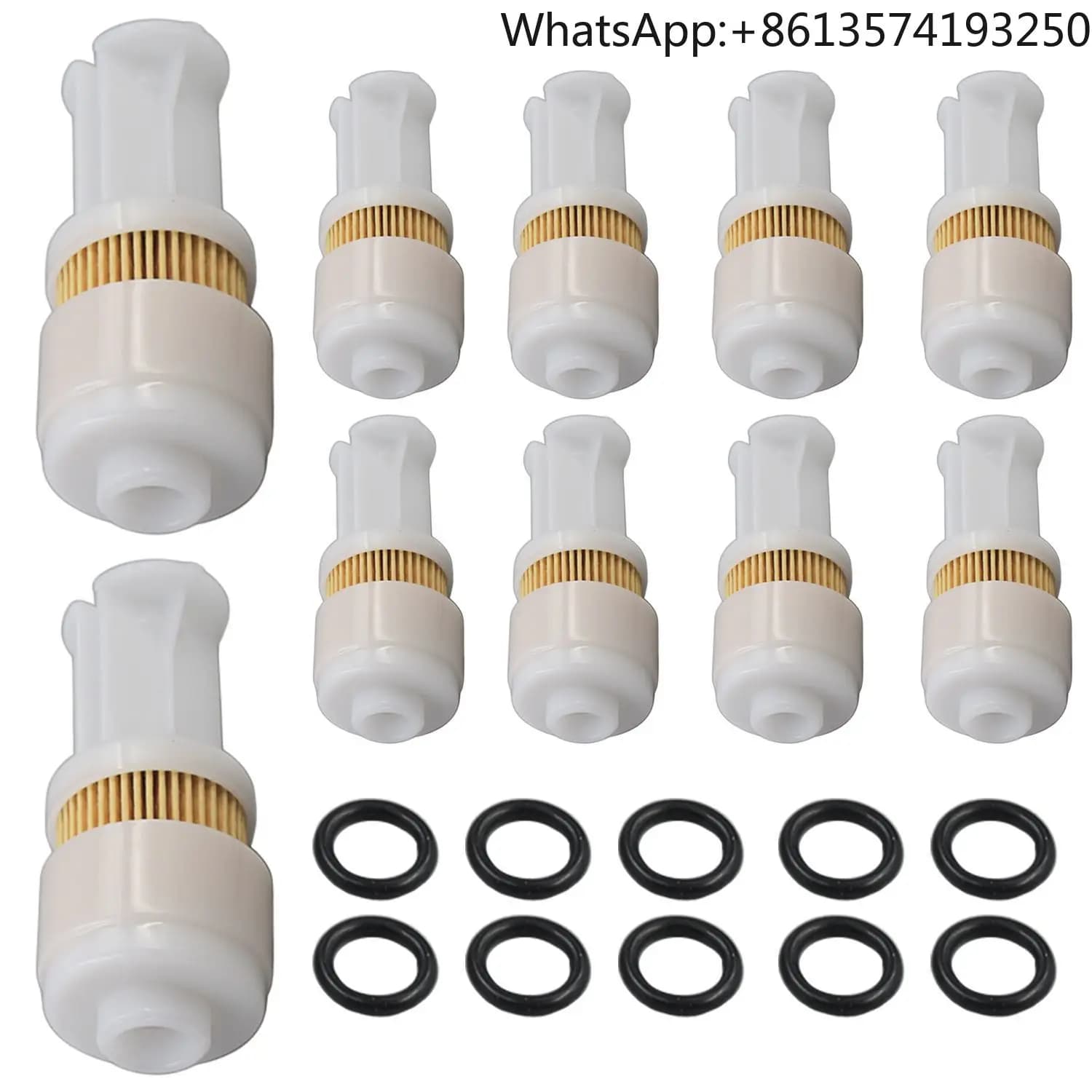 10Pcs Fuel Filter Element 65L-24563-00-00 888289T2 18-7936 Compatible with Yamaha DX150 F150 Compatible with Mercury