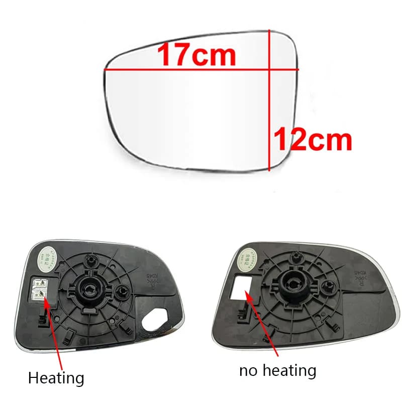 Car Mirrors For Mazda 3 Axela 2017 2018 2019  Door Wing Rear View Mirrors Reflective Lens Rearview Mirror Lenses Glass
