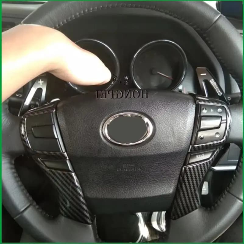 Car Styling For Toyota Mark X 2010-2017 X130 Steering Wheel Control Button Sequins Cover Trim Decorative Auto Accessories