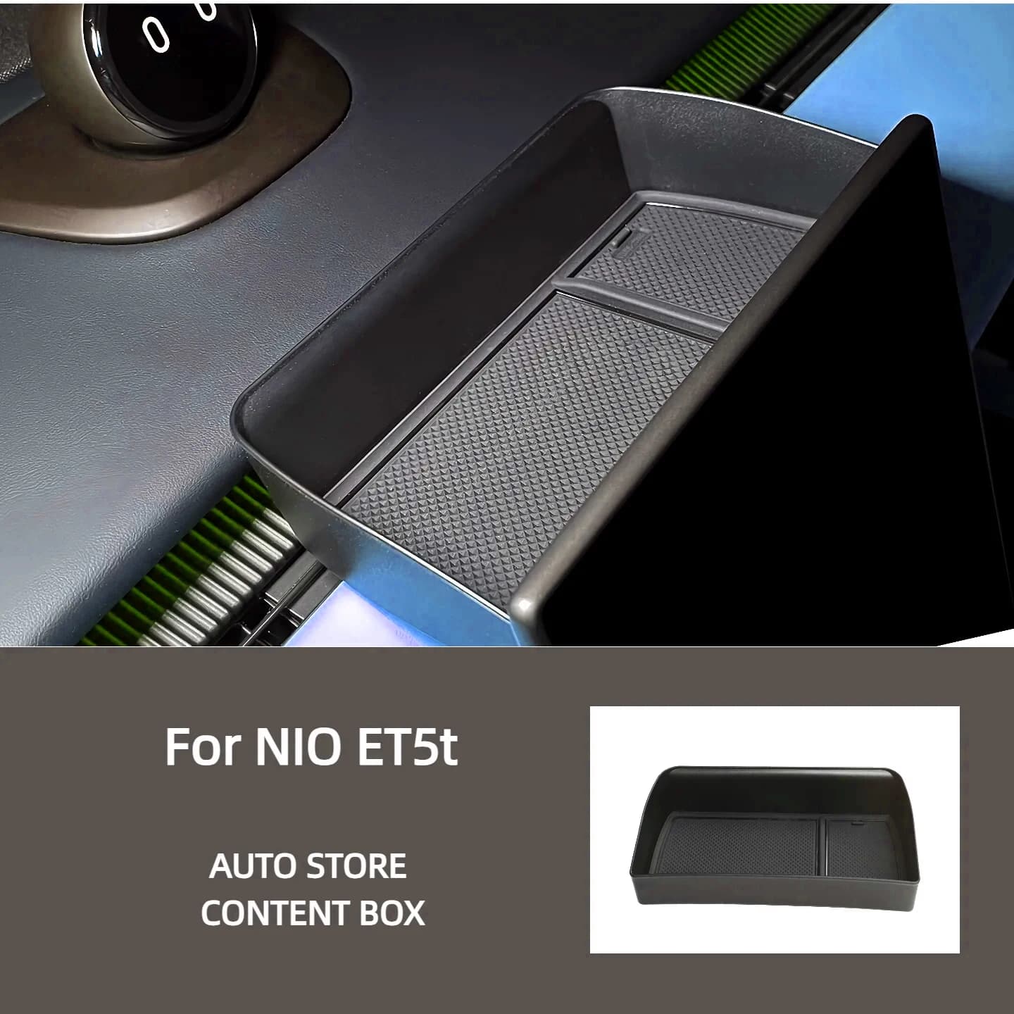 For NIO ET5t Center Console Rear Storage Box Car-mounted Storage Organizer Car Interior Accessories Modification