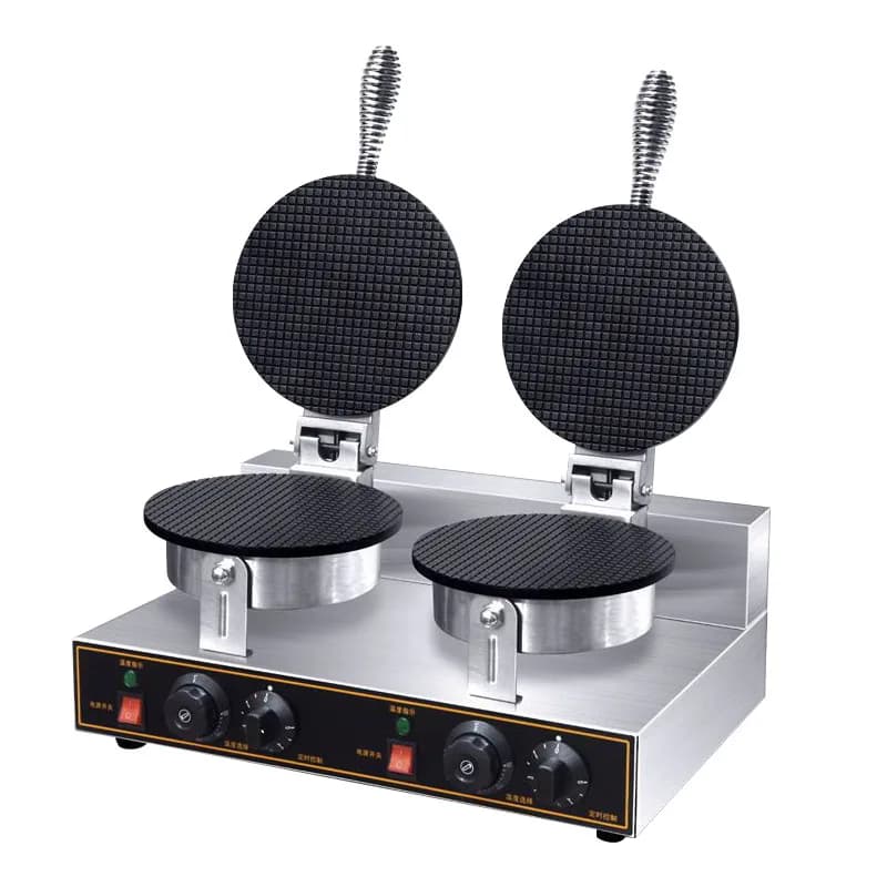 Electric ice cream leather machine, egg roll, commercial electric cake pan, ice cream skin cone, shrimp chips, manual machine