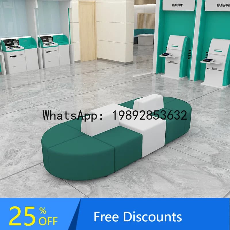 YFY Hotel Lobby Training Institution Rest Area Irregular Creative Double-Sided Back-to-Back Business Office Card Seat