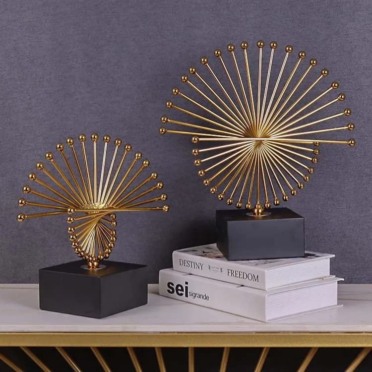 PYJ modern simple decoration fashion light luxury living room entrance decoration metal ornament