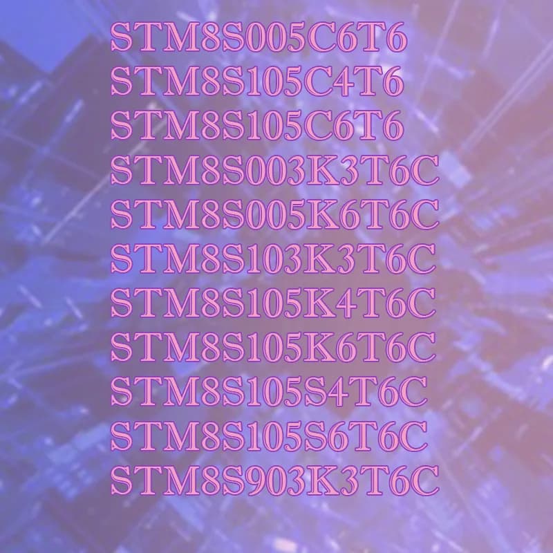 STM8S903K3T6C STM8S003 103 005K6T6C 105C6T6 S4T6    Plastic hard case