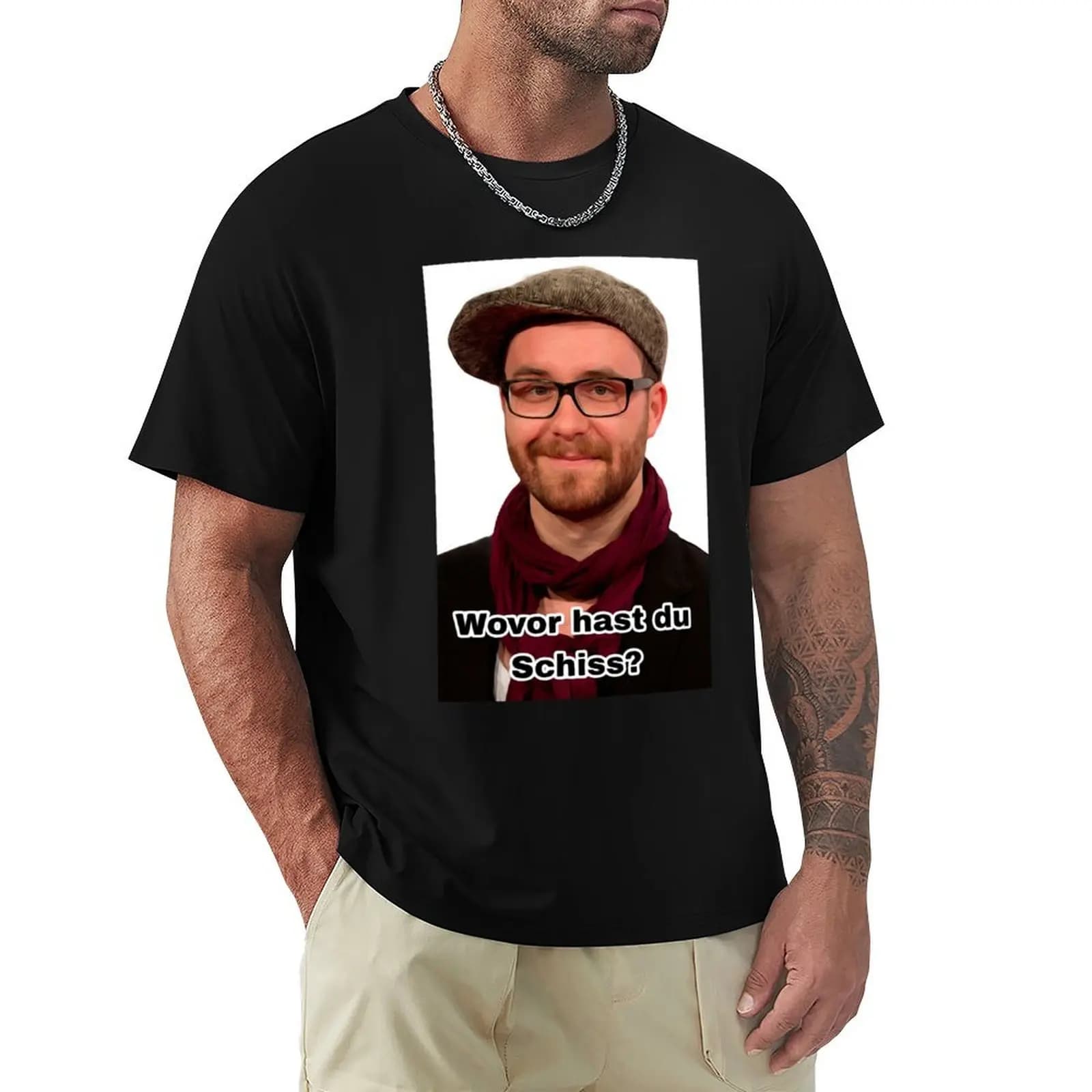 Mark Forster What are you scared of Meme T-Shirt Casual Loose Fit Summer Tee Shirt