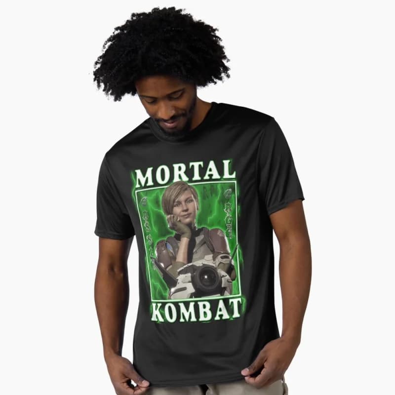 Cassie Cage MK 0406 Vintage 90's Mortal Kombat Gift tee for gamer 100% cotton printed Short Sleeve Graphic T-Shirt All size tops