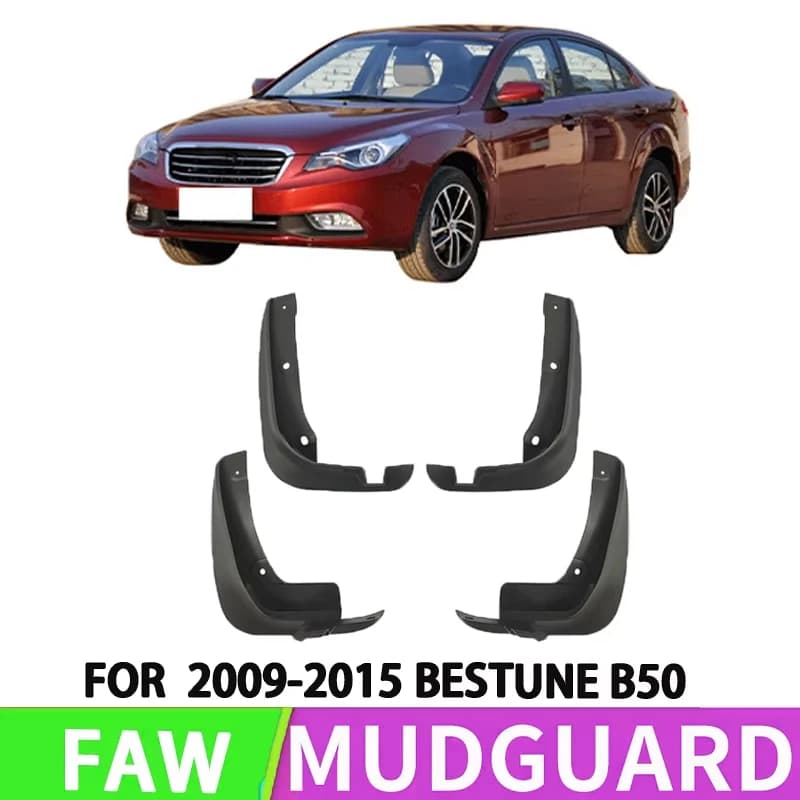 It Is Suitable for 2009-2015 FAW Bestune BESTUNE B50 Car Front and Rear Wheel Special Fender Splash Protection Device