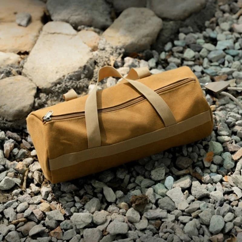 Tool Bag Large Capacity Storage Bag Wear Resistant Canvas Bag Camping Tool Storage Bag Outdoor Camping Car Repair Tools