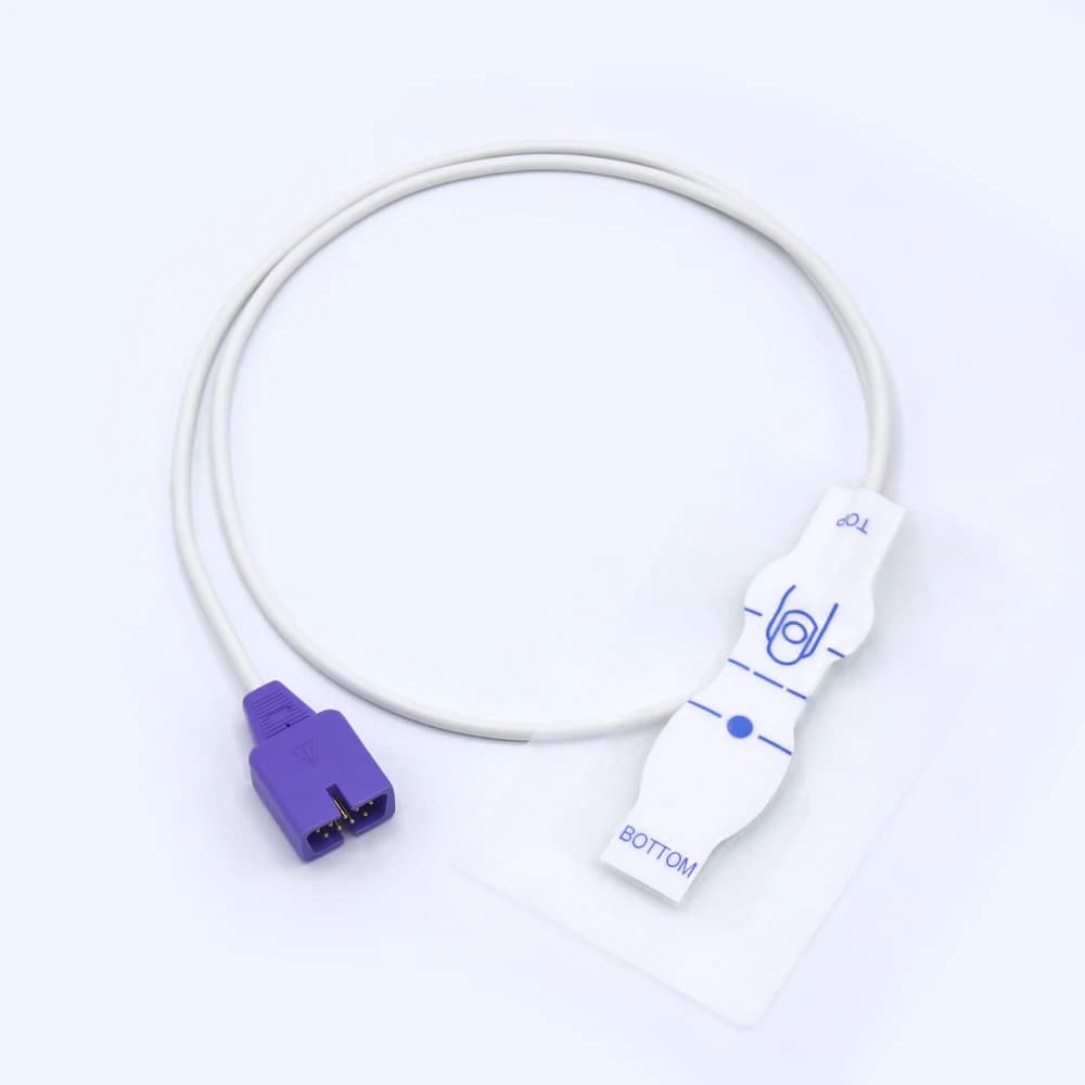 Nellcorrs Compatible with OXIMX Disposable Spo2 Sensor, Adult Tape Disposable Oxygen Sensor 9Pin