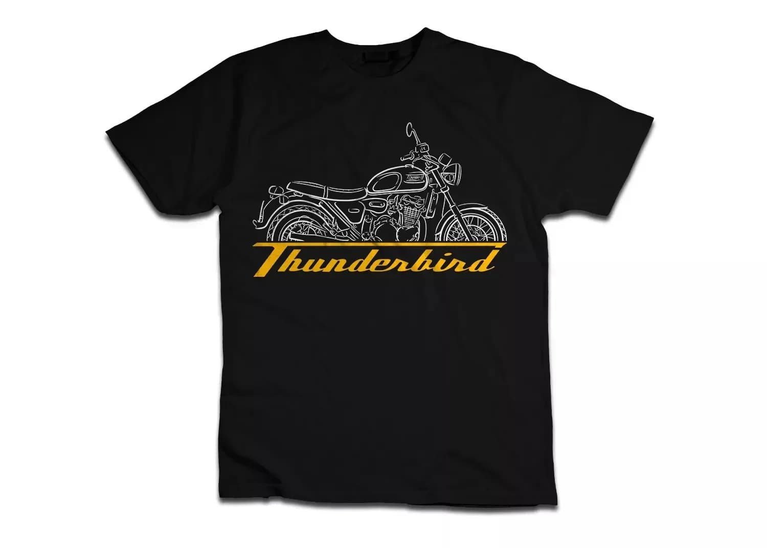 2025 Men T Shirt Casual Thunderbird 900 1995–2003 Motorcycle for Riders T-shirt Graphic Summer Short Sleeves 100% Cotton S-3XL