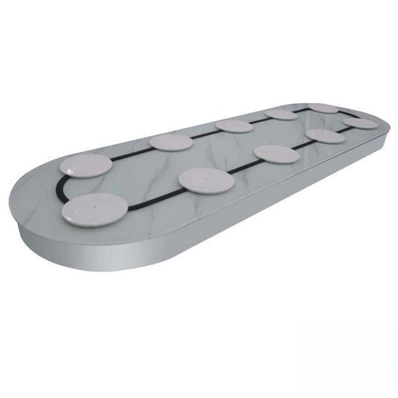 Automatic rotating vegetable delivery device, simple and simple long table small turntable for home use