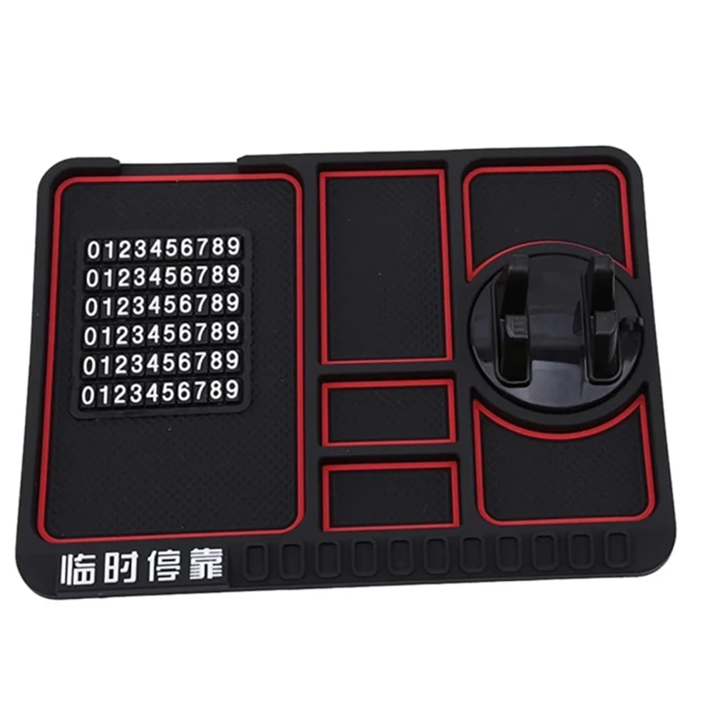 Auto Anti-Slip Mat  Auto Phone Holder Non Slip Sticky Anti Slide Dash Mount Parking Number Card Auot Pad Silicone Gadget