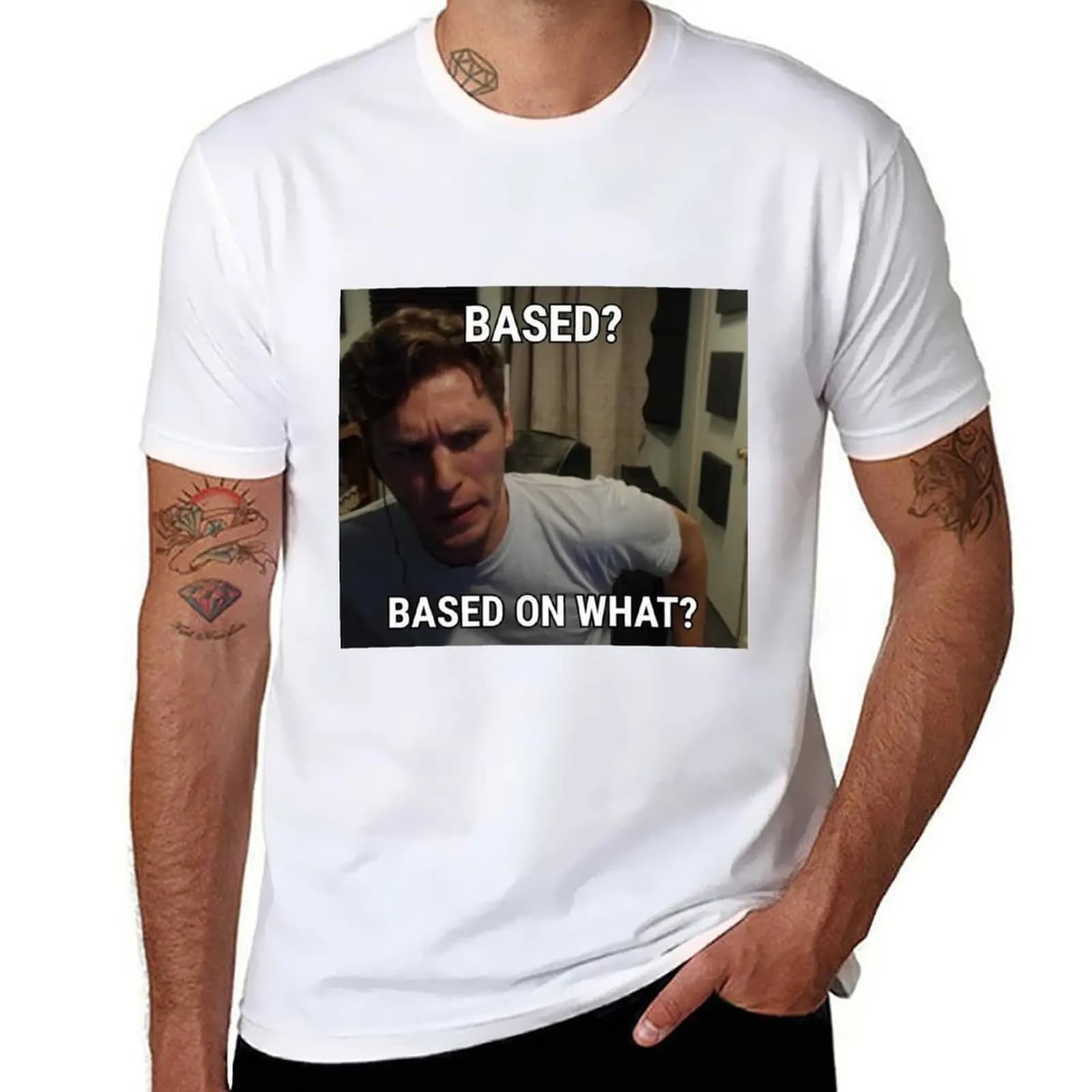 Jerma Based T-Shirt t shirts for man graphic funny t shirt for man T-Shirt