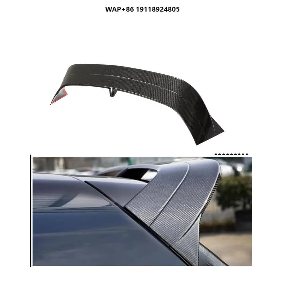 Real Carbon Fiber Rear Roof Spoiler for  VW Golf 8 MK8 R 2021-2022