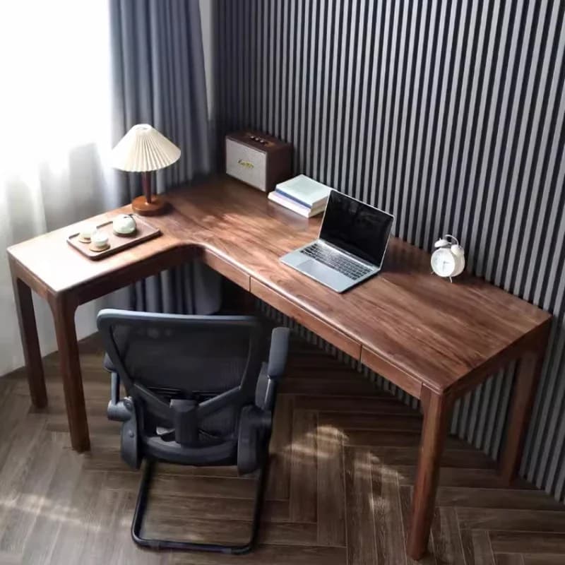 Black Bay Window Desk Corner Long Narrow Bay Window Small Apartment Integrated