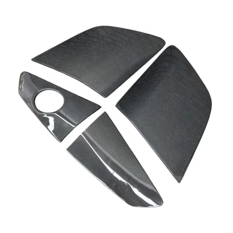 OEM Style Carbon Fiber Side Ventilation Door Panel Inlet air Cover for Audi R8 2016-2023