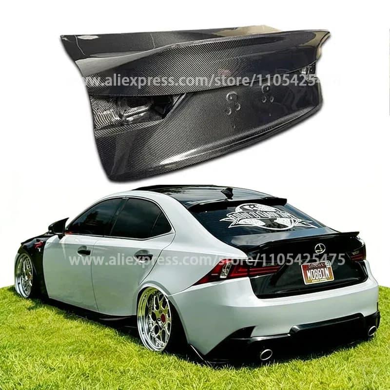 carbon fiber car trunk For lexus is 300 350 2013-2017 trunk lid replace