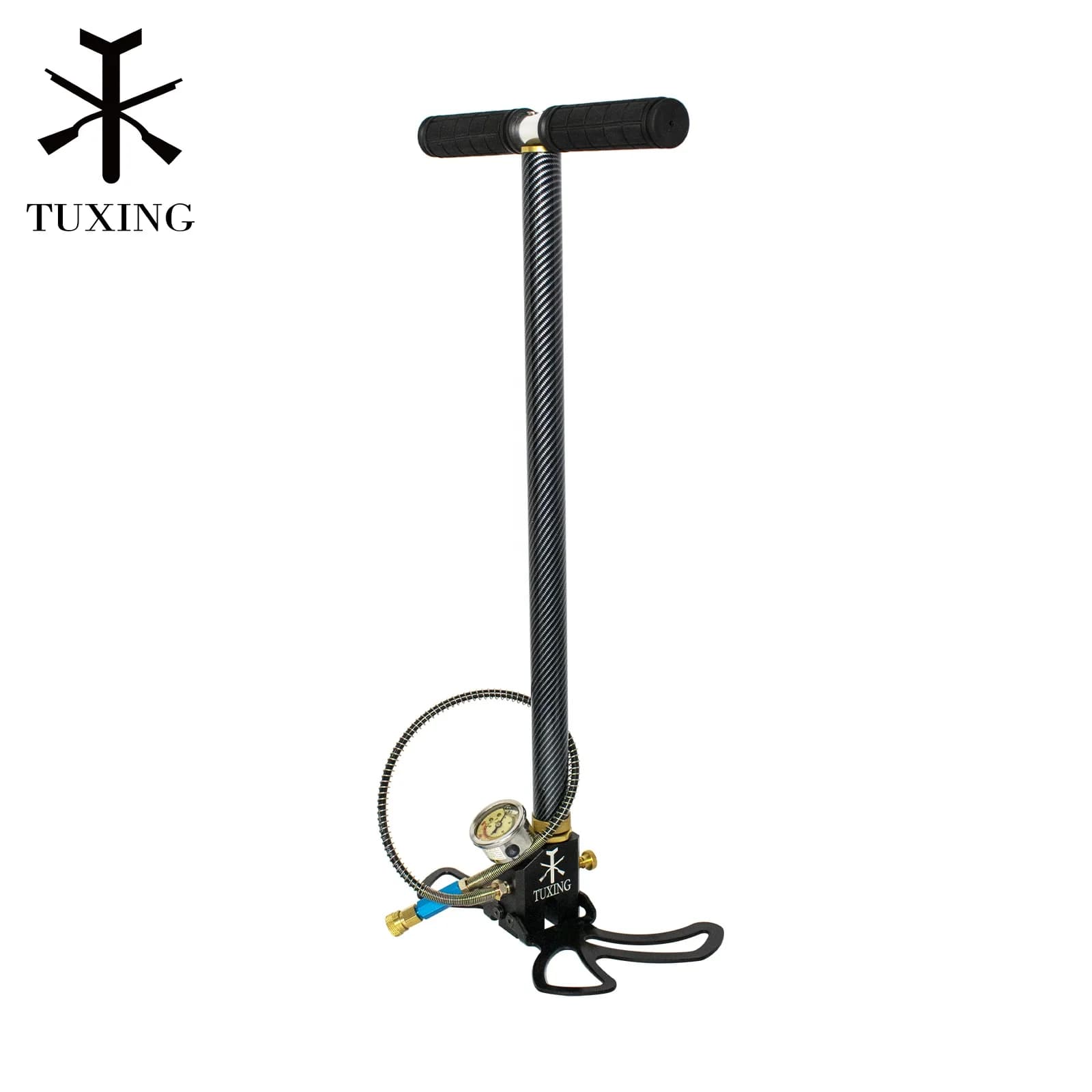 OEM ODM Customization Manufacturer Stainless Steel 3Stage High Pressure Paintball 300bar 5000psi Hand Operated Air Pump