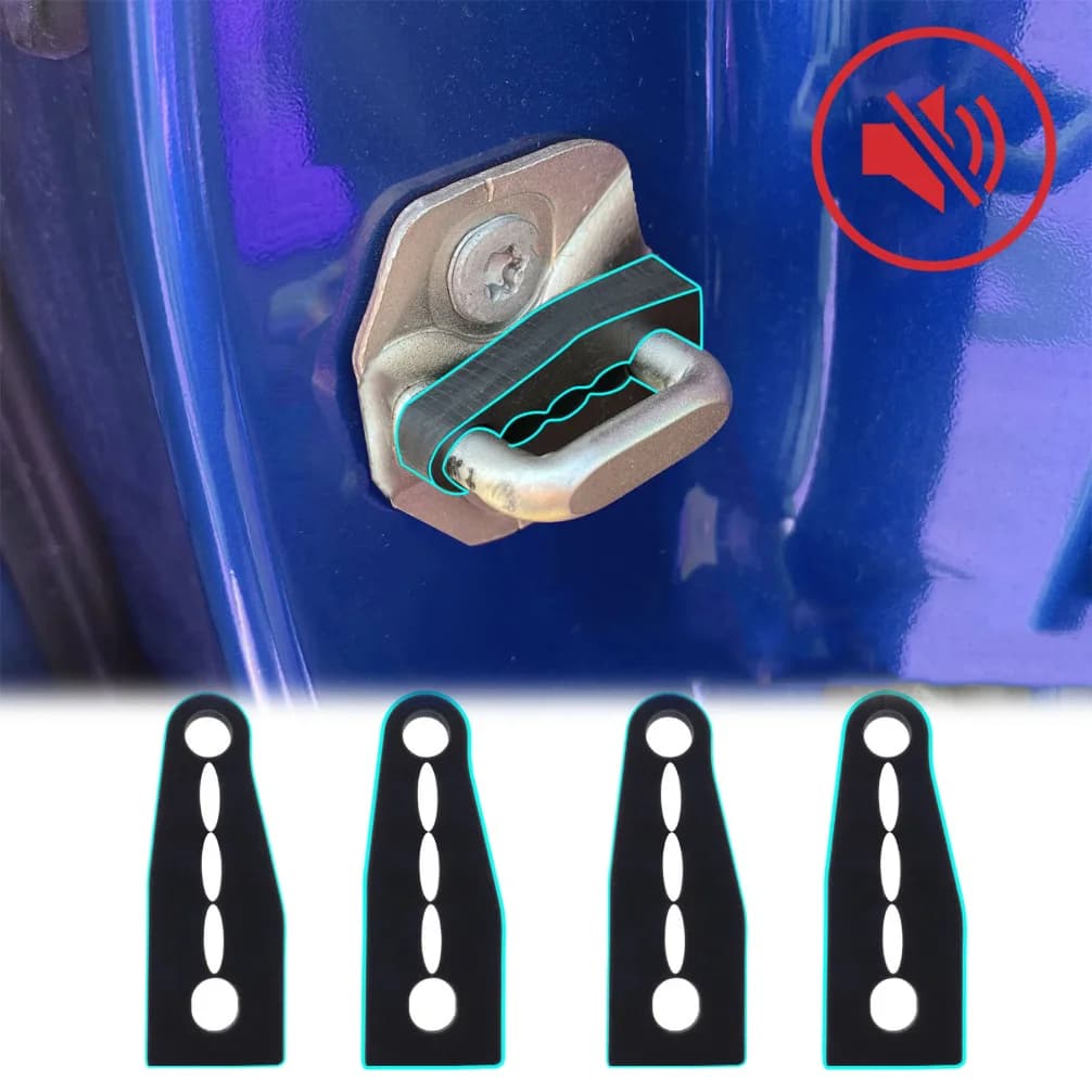 Sound Damper Door Lock Buffer   STOP Soundproof Screaks Deaf Seal Deadener Sound