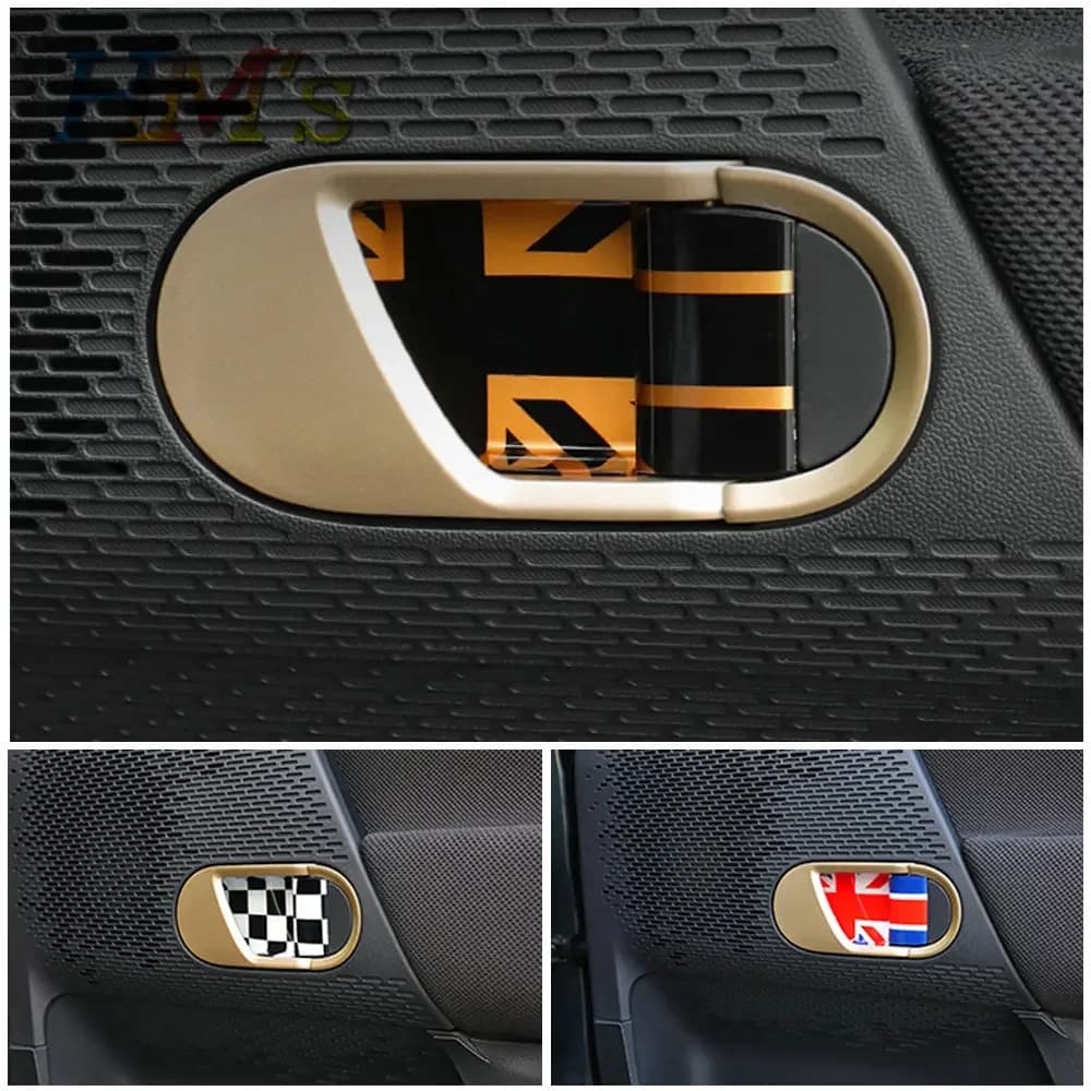 Car Accessories Door Handle Protective Cover Stickers For Mini Cooper J05 Aceman 2024 2025 ABS Car Door Handle Sticker