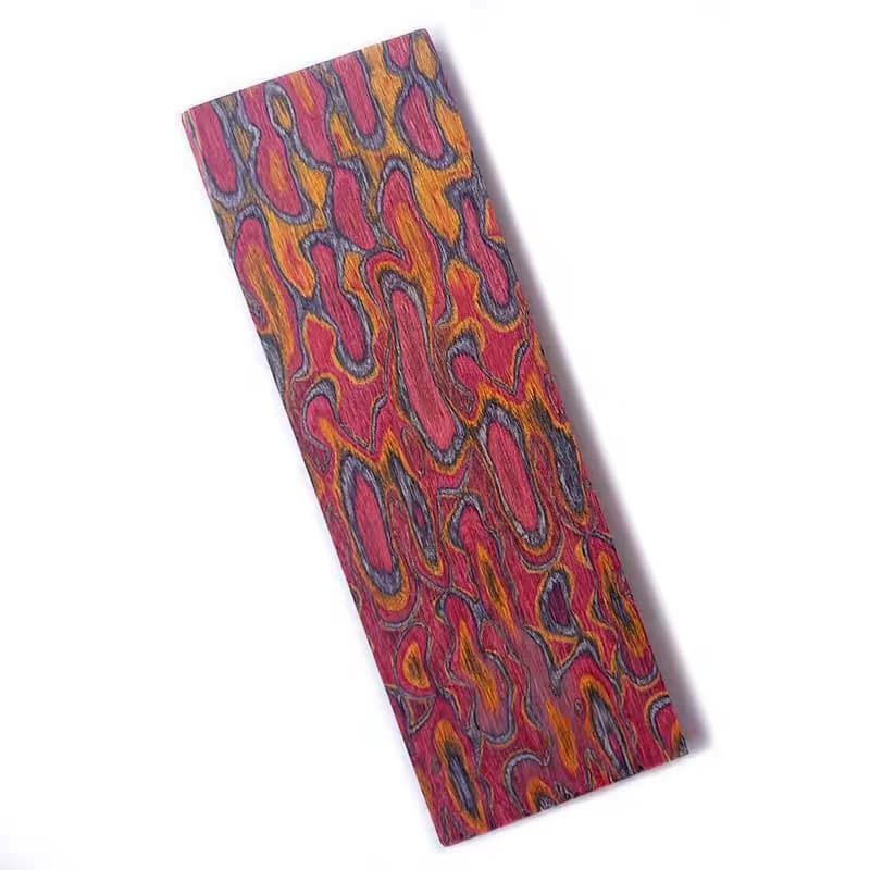 120x40x8mm 3D Color Laminated Wood Blank DIY Knife Handle Patch Scales Wood Material for Bow Grip Knife Making Craft