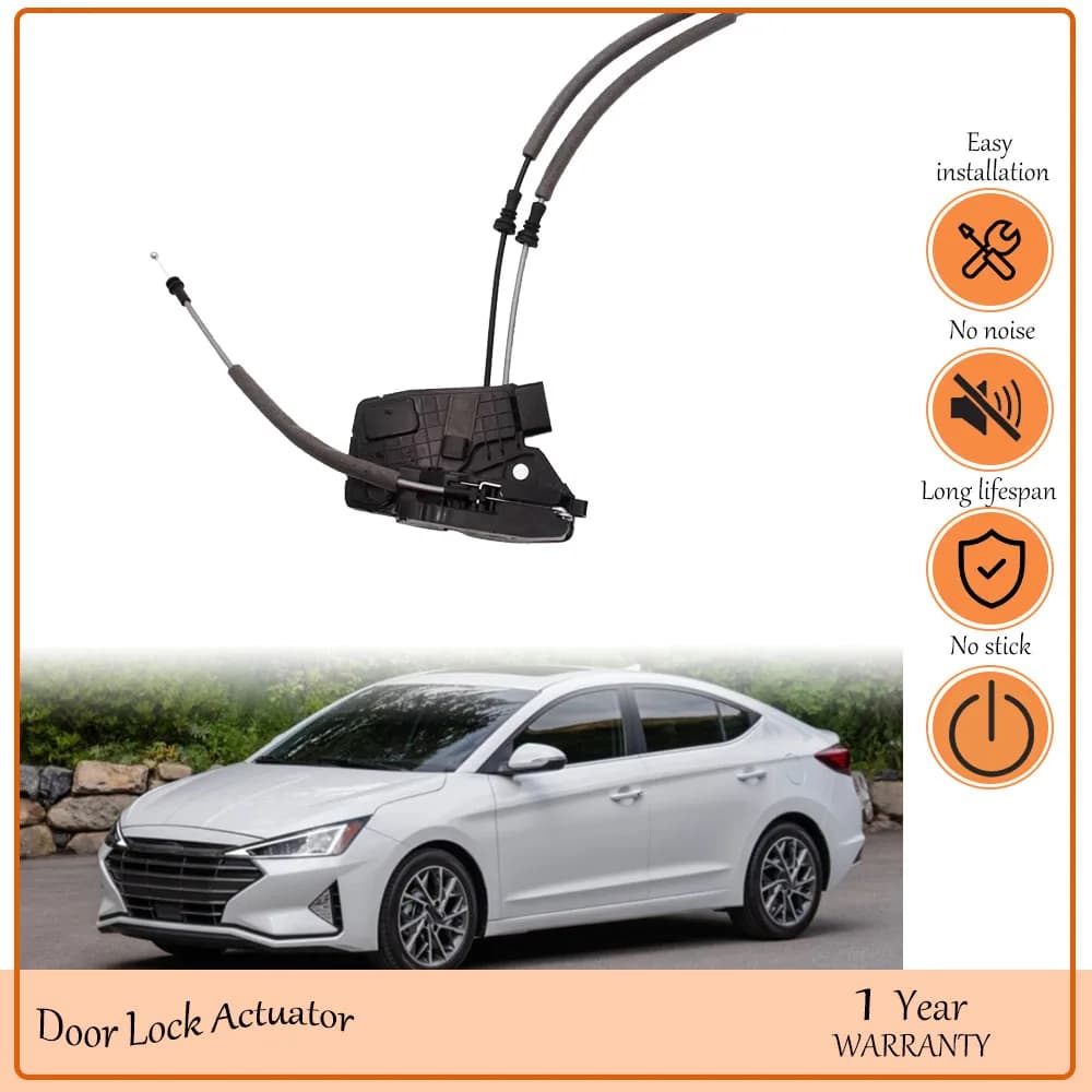 Door Lock Latch Actuator Compatible with Hyundai Elantra 2017 2018 2019 2020,Rear Passenger Side,oem 81420-F2000