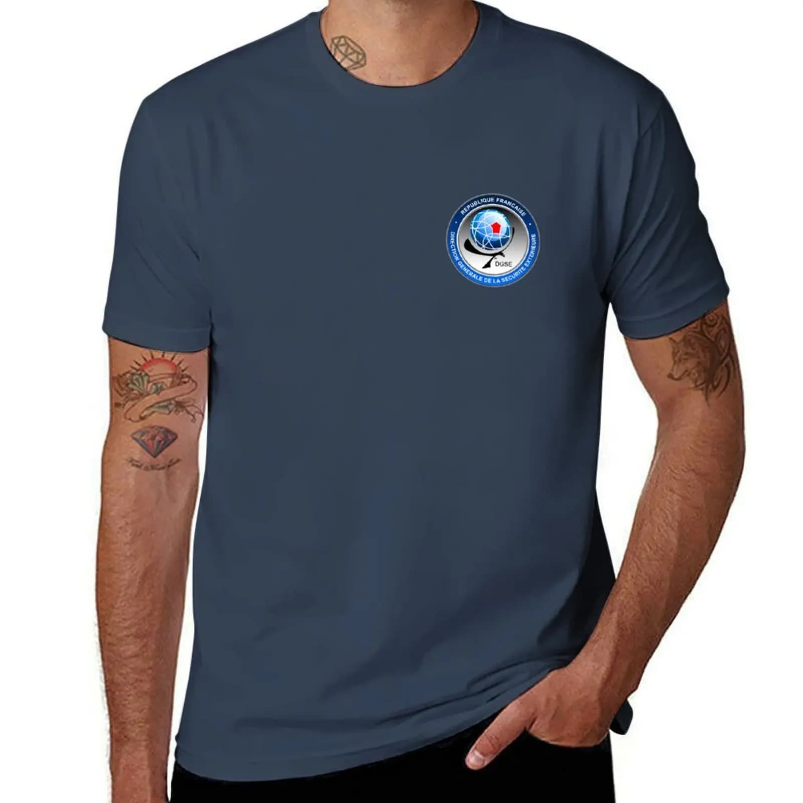 DGSE logo T-Shirt cotton t shirt man essential t shirt T-Shirt