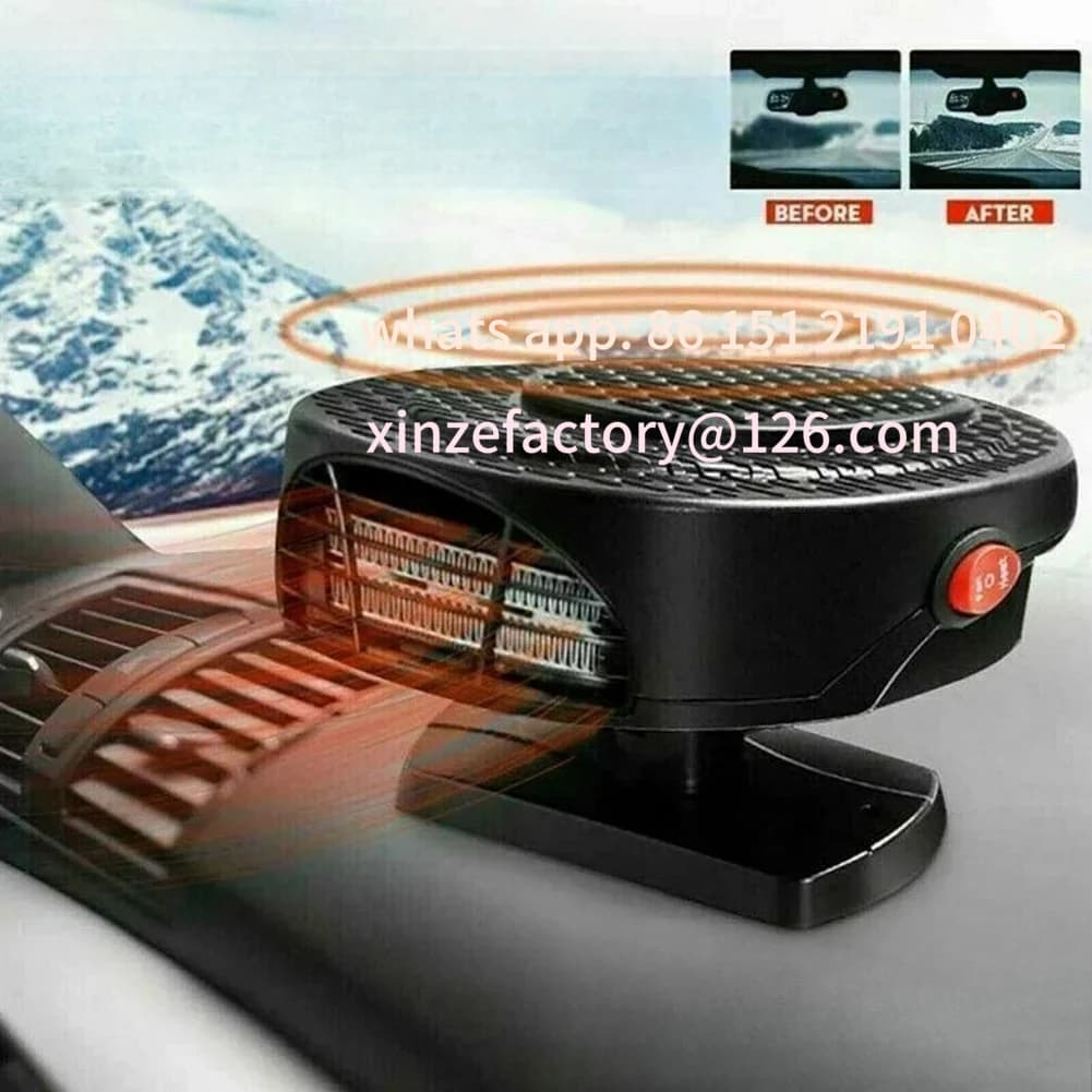 Customizable 12V/24V Car Heater Fan 500W Car Heater Electric Cooling Heating Auto Windshield Defroster Defogging Demister Car An