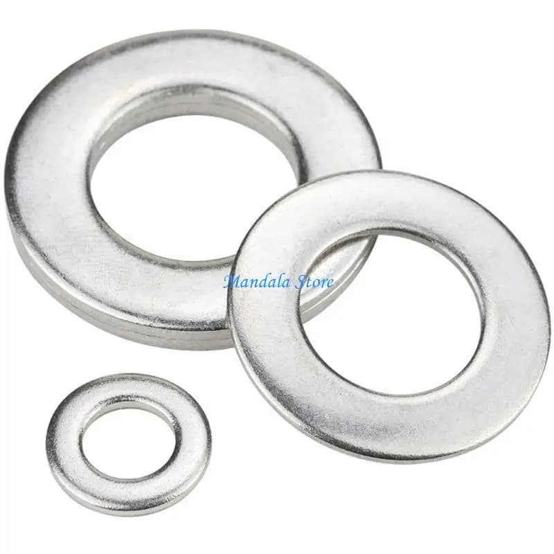 U2JC Stainless Flat Washers 1.5mm Thickness for Secure Fastening in Construction