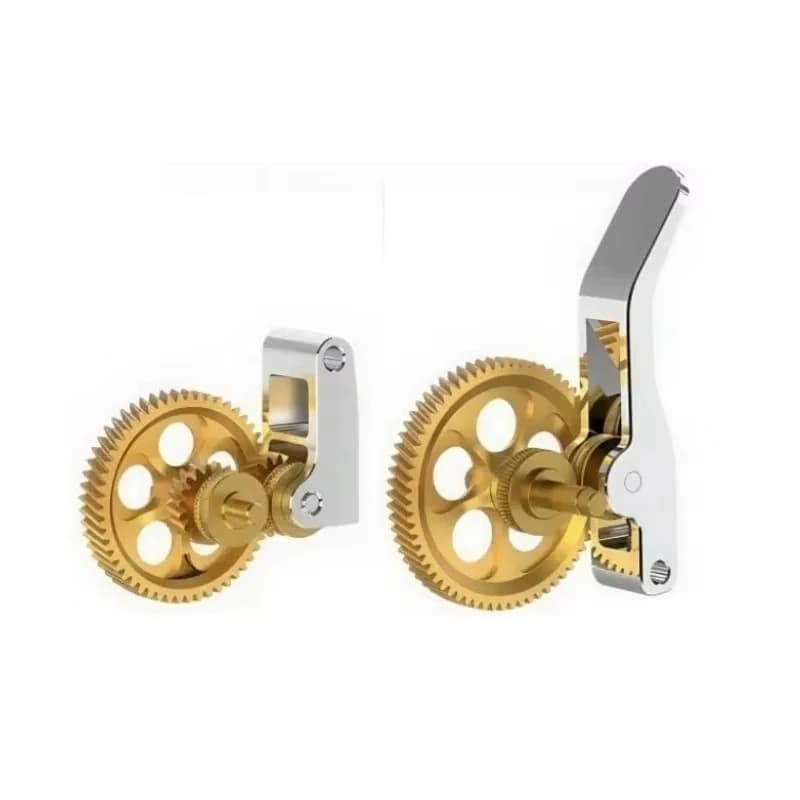 Claw RNC Nano-Coated Hardened Steel Spur Gear Drop-in Upgrade High Precision for BambuLab P1 X1 A1 3D Printer