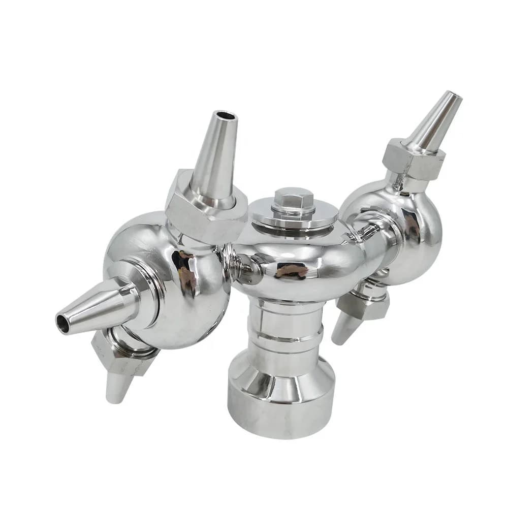 SS304 SS316L Male Threading Ends Stainless Steel Food Grade Automatic Rotary Tank Nozzle Cleaning Ball for the Food and Beverage