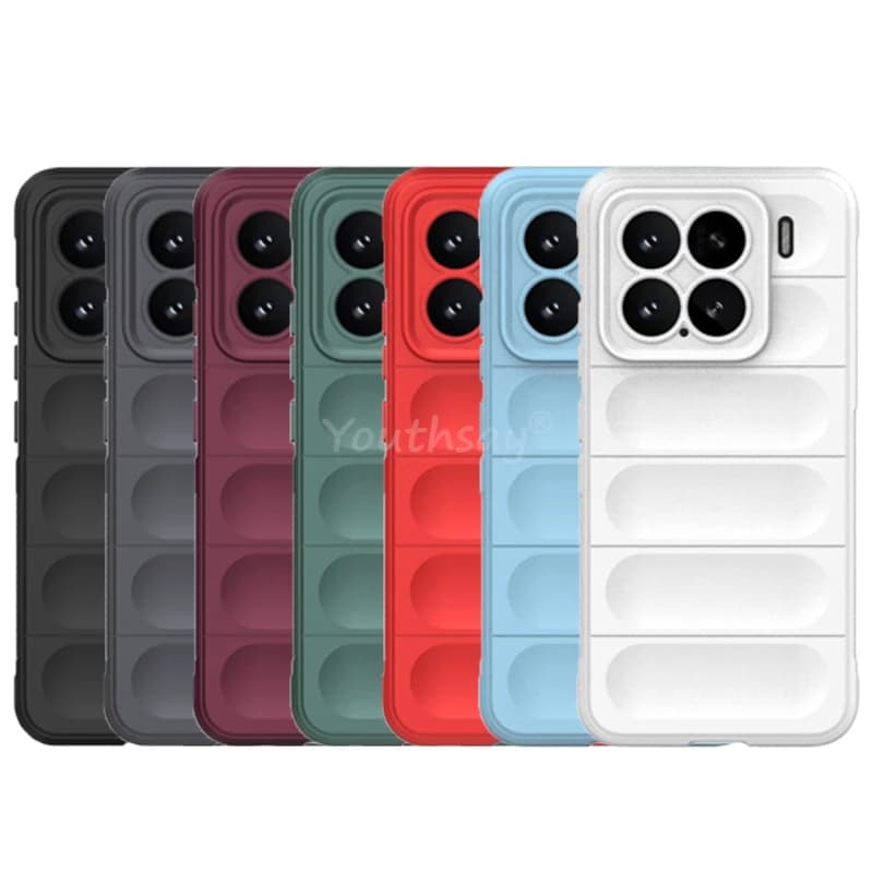 For Xiaomi 15 Case Silicone Liquid Shockproof Cover Xiaomi 17 Pro Max Case TPU Rubber Protector Phone Case Xiaomi 15 Cover